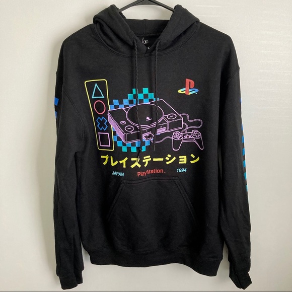 New Playstation Mens Ps1 Sweatshirt 